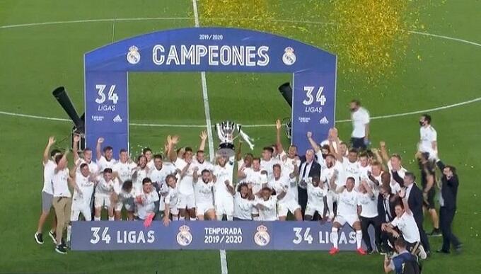 Kompetisi Belum Berakhir. Real Madrid Juara LaLiga Spanyol Musim 2019-2020