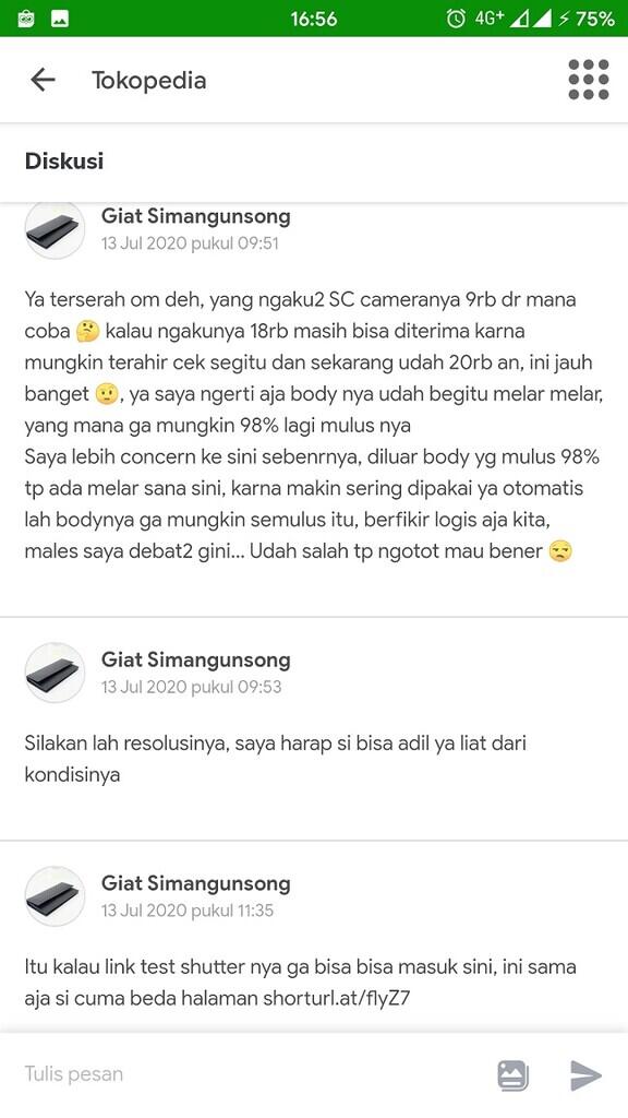 Beginikah sitem pusat reolusi TOKOPEDIA menyelesaikan masalah? Sepihak?