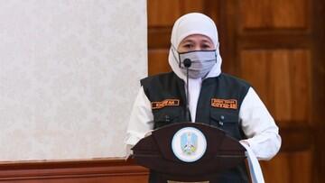 Khofifah Tegaskan Aturan Tak Pakai Masker Ditilang Hoaks