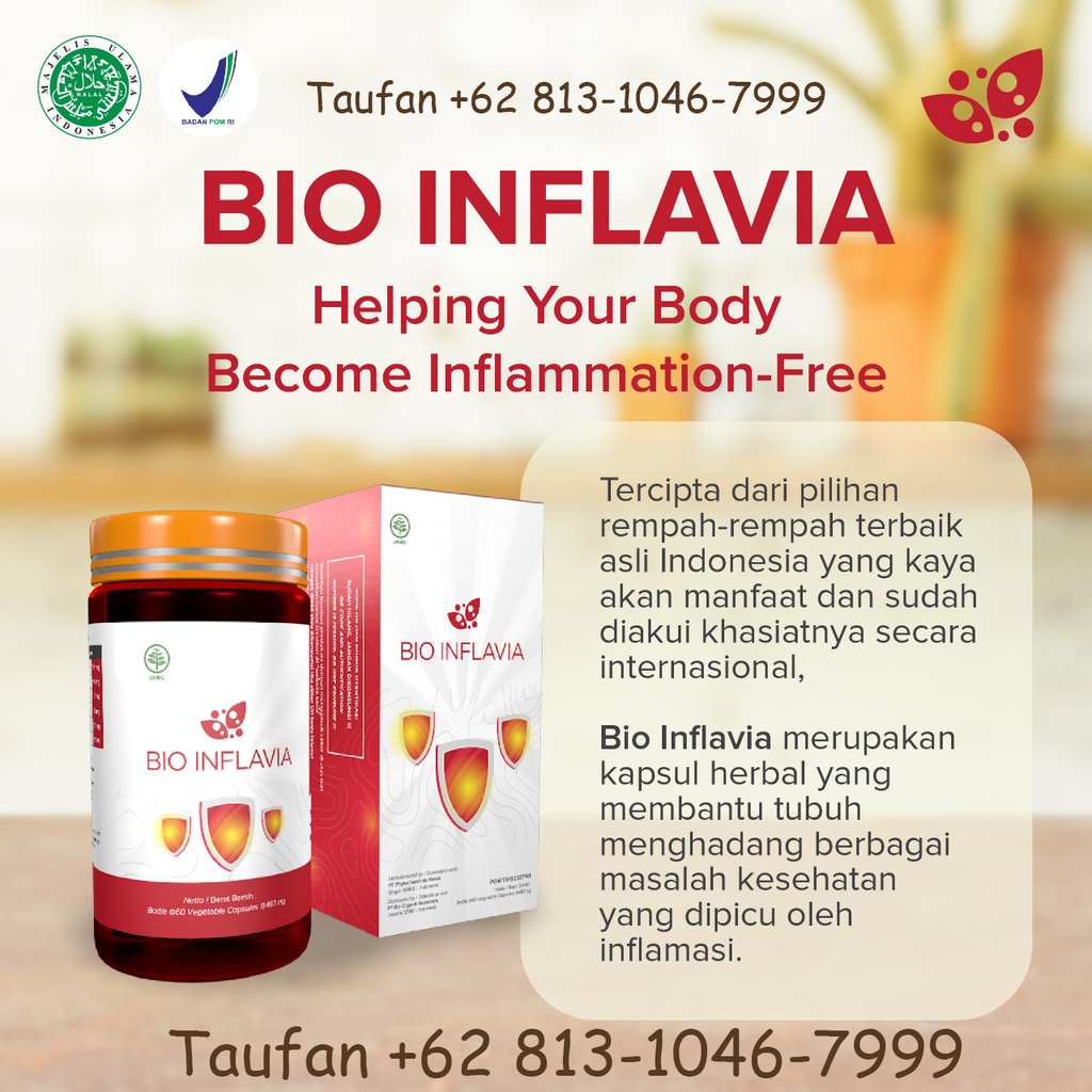 Bio Inflavia - Bioinflavia Produk Terbaru Dari Biogreen Science, Apa Fungsinya?