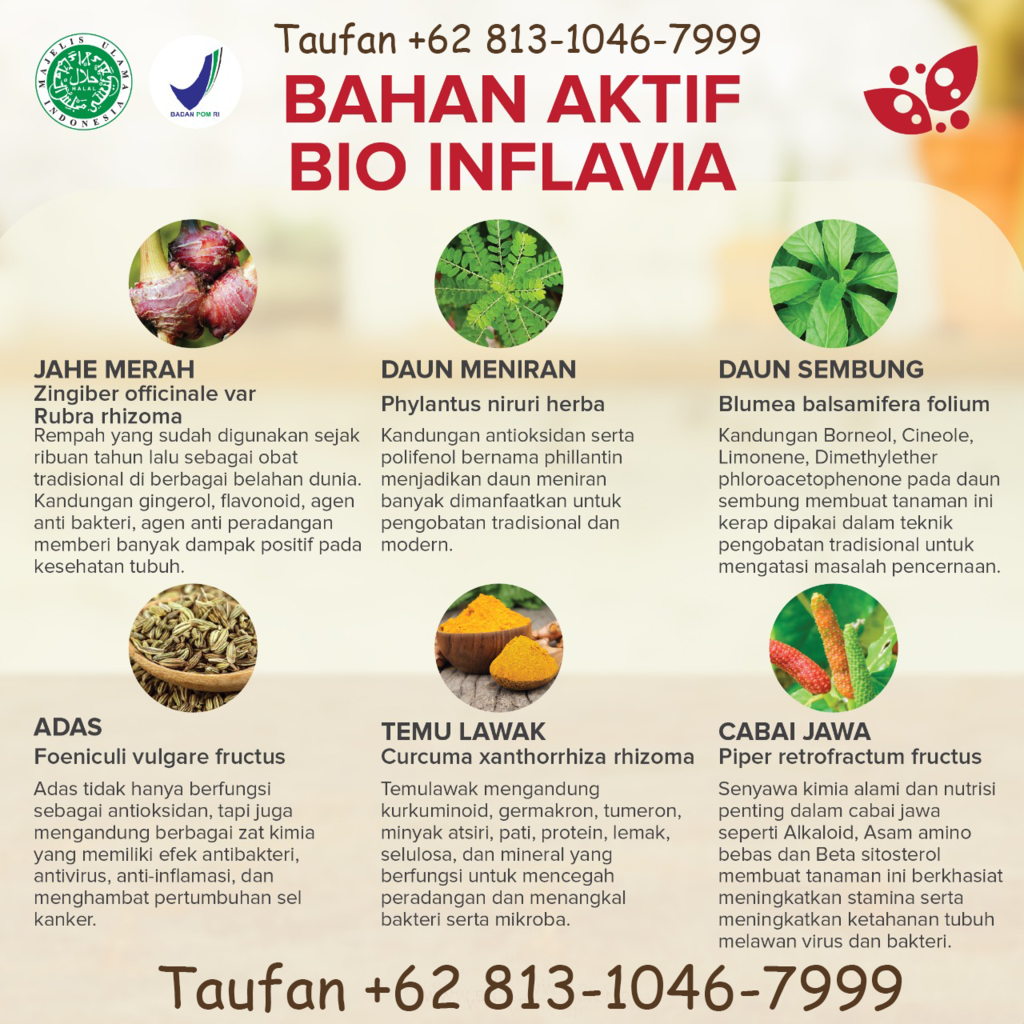 Bio Inflavia - Bioinflavia Produk Terbaru Dari Biogreen Science, Apa Fungsinya?