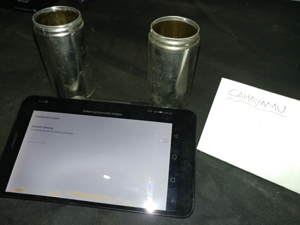 Life Hack Internet Hemat Saat WFH dengan Ponsel dan Kaleng Bekas