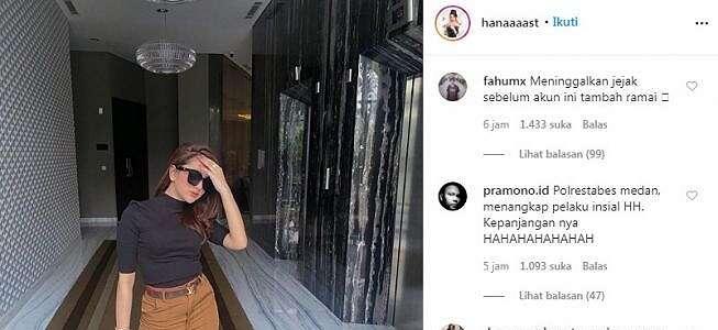 Dilepas Hana Hanifah Langsung Katai Netizen Penghujat Sebagai Detergen, Maksudnya?