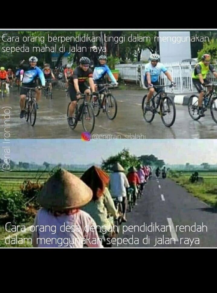 OTAK NYA DIPAKE DULU YA SEBELUM MAIN SEPEDA