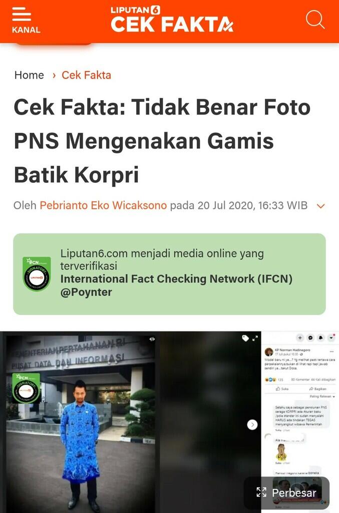 Viral seragam Korpri gamis, Menteri Tjahjo dan buzzer berkomentar