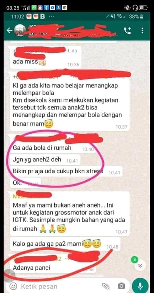 Percakapan Keluh Kesah Emak-Emak Di Grup Sekolah, Salah Satunya Bikin Ketawa.