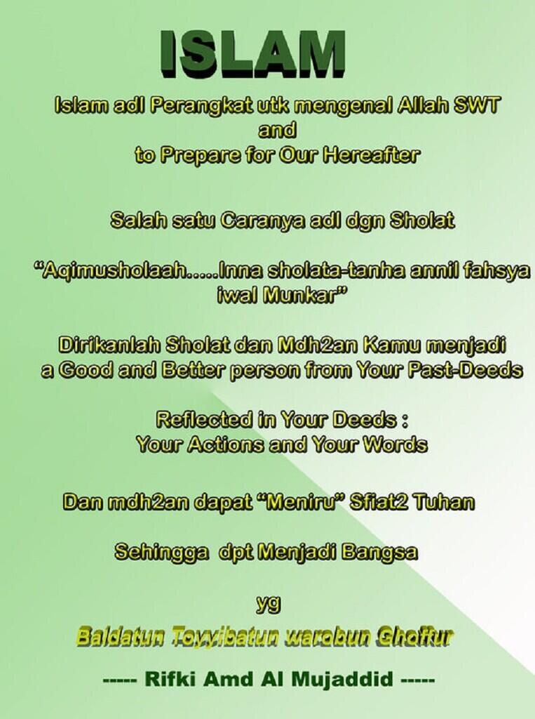 &#91;Muhasabah&#93; Dimanakah Tuhan itu ?