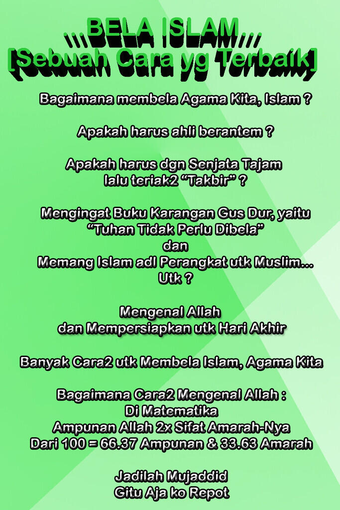 &#91;Muhasabah&#93; Dimanakah Tuhan itu ?