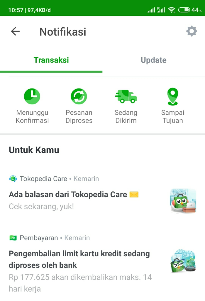 belanja di Tokopedia parah