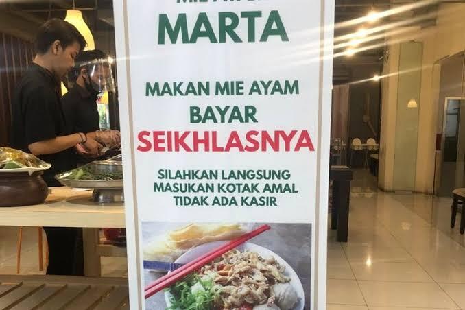 Nyobain Mie Ayam Bayar Seikhlasnya