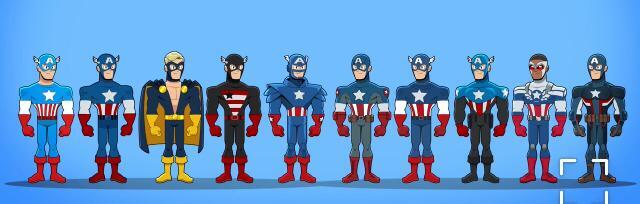 Gak hanya Iron Man. Captain America juga punya kostum yang gak kalah keren, Gan.