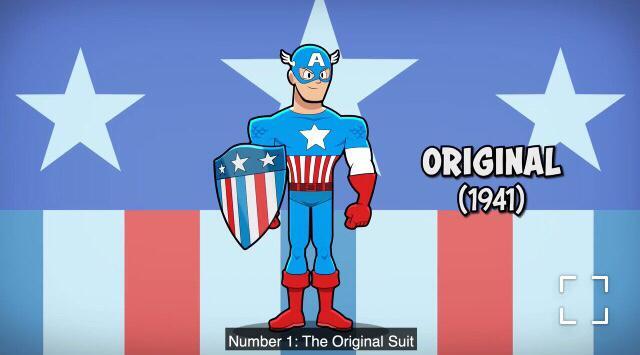 Gak hanya Iron Man. Captain America juga punya kostum yang gak kalah keren, Gan.