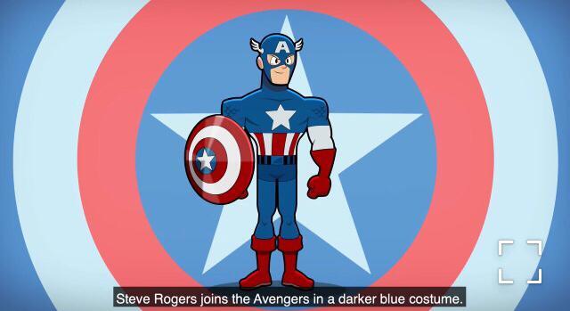 Gak hanya Iron Man. Captain America juga punya kostum yang gak kalah keren, Gan.