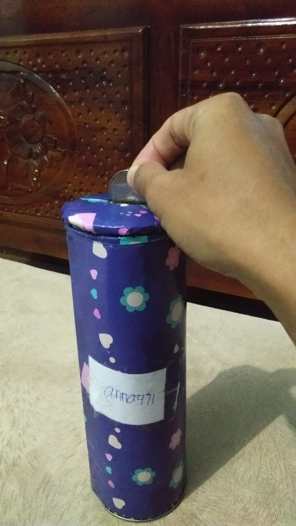 Wadah Bekas Snack Potato dibuang Sayang, Jadilah Tempat Tabungan Cantik