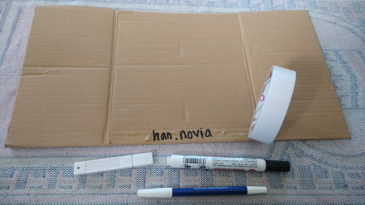 Life Hacks, Kardus Tidak Terpakai, Buat Hiasan Gedung Kamar Aja