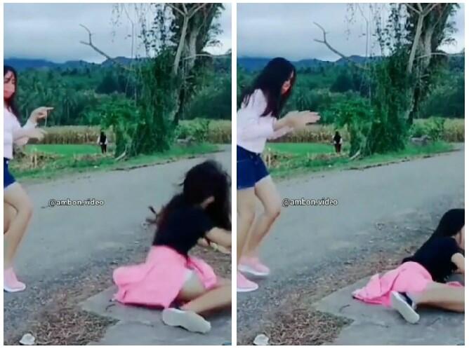 Aksi Tiktok Gagal Cewek Cantik Berujung Nyungsep di Got, Begini kata Netizen