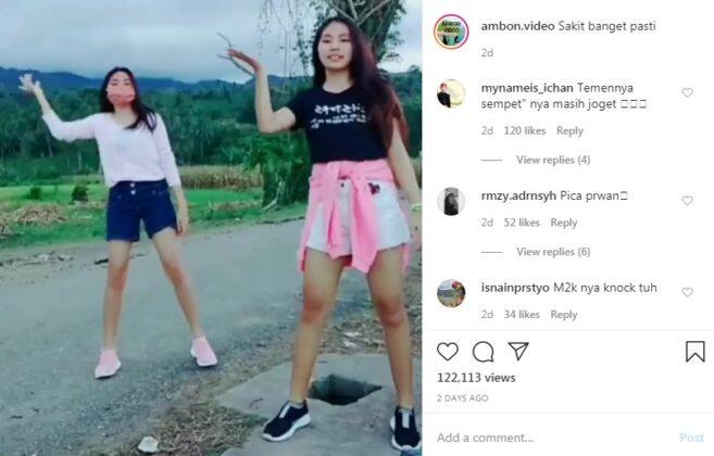 Aksi Tiktok Gagal Cewek Cantik Berujung Nyungsep di Got, Begini kata Netizen