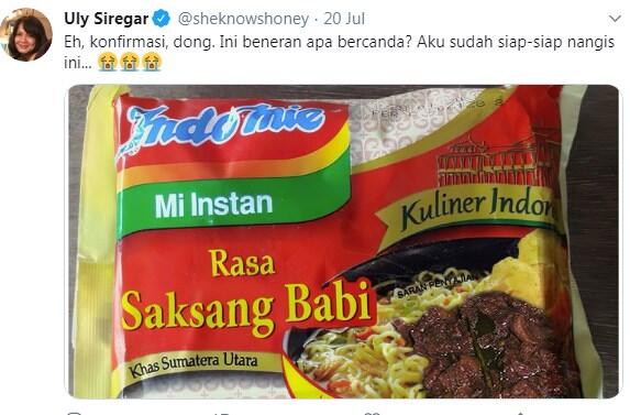 Cek Fakta: Viral Indomie Rasa Saksang Babi, Beneran Ada atau Hoaks?