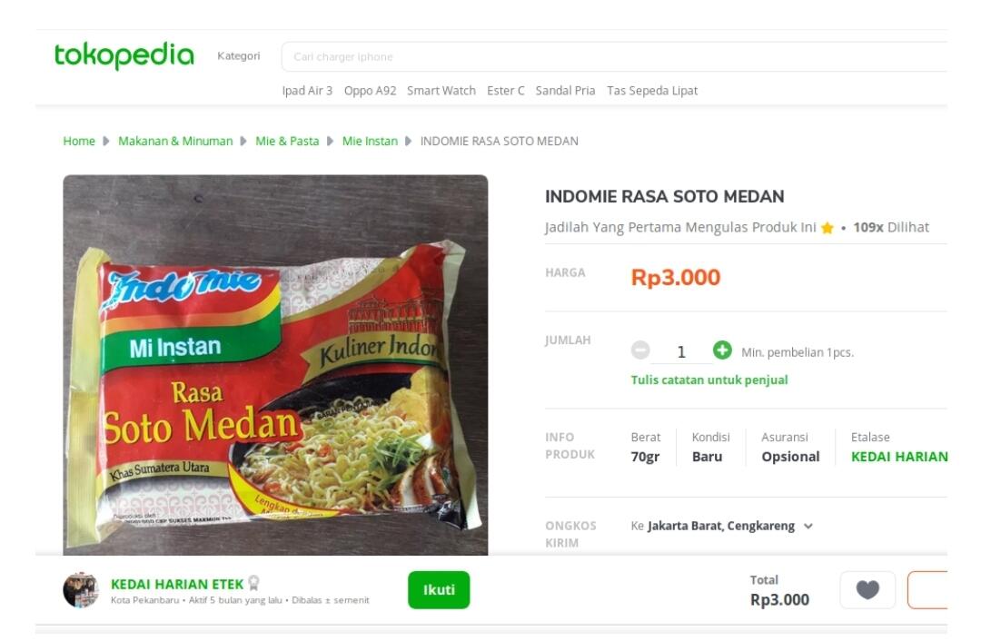 Beredar Indomie Rasa Saksang Babi, PT Indofood: Semua Produk Kami Halal!