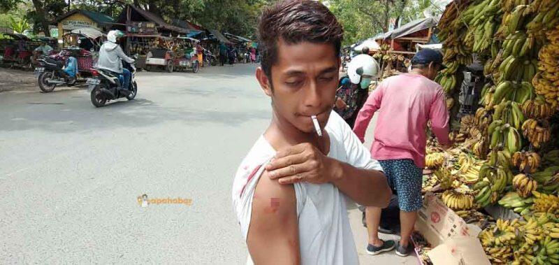 Geger Pria Bersajam Ngamuk di Pasar Kalindo, Lukai Pedagang dan Warga