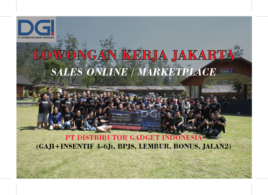 Sales Online / Marketplace Berpengalaman | LOWONGAN JAKARTA