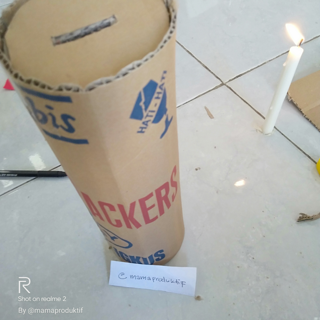 Cara Mudah Buat Celengan Sederhana dari Kardus Simple Tidak Pakai Ribet