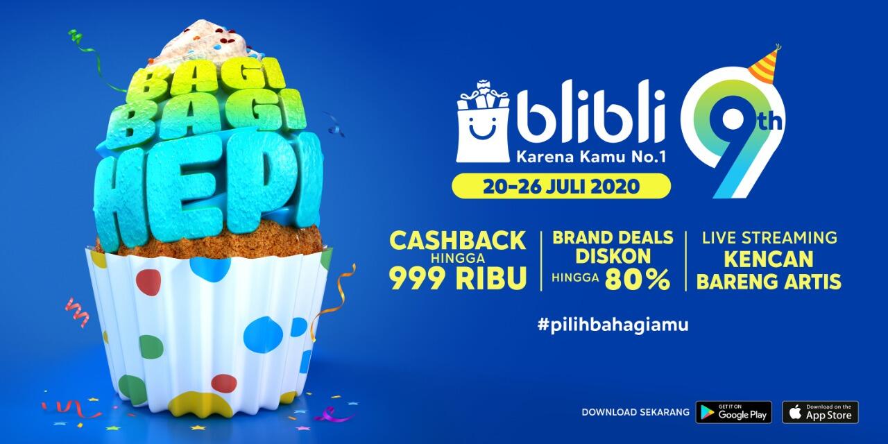 Anniversary ke 9, Blibli Ajak Pelanggan Nikmati Kemeriahan Festival dari Rumah