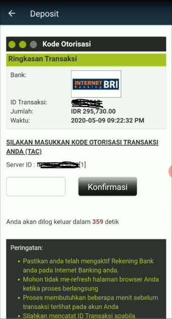 Cara Deposit Olymptrade Via Bank Bri