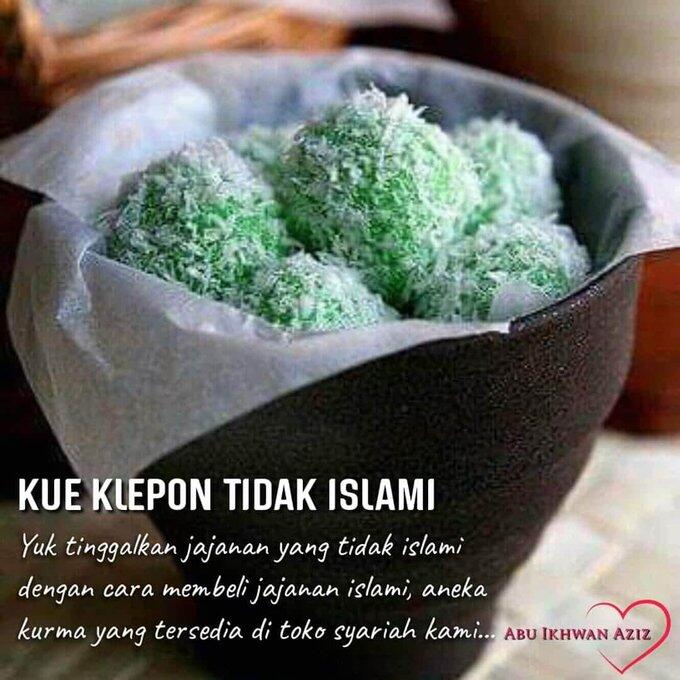 Begini Cuitan Pemilik Foto Kue Klepon Tak Islami!
