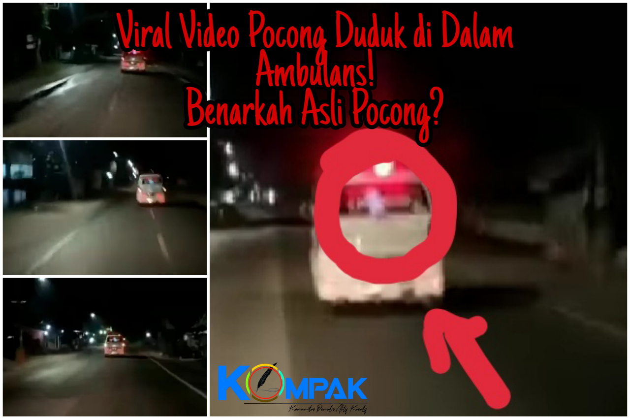 Video Pocong Duduk di Mobil Ambulans, Gegerkan Warganet!Benarkah Pocong? Ini Faktanya