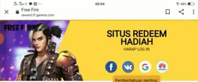 Gebrakan Code Free Fire Game, Doyan Game Merapat.!!!