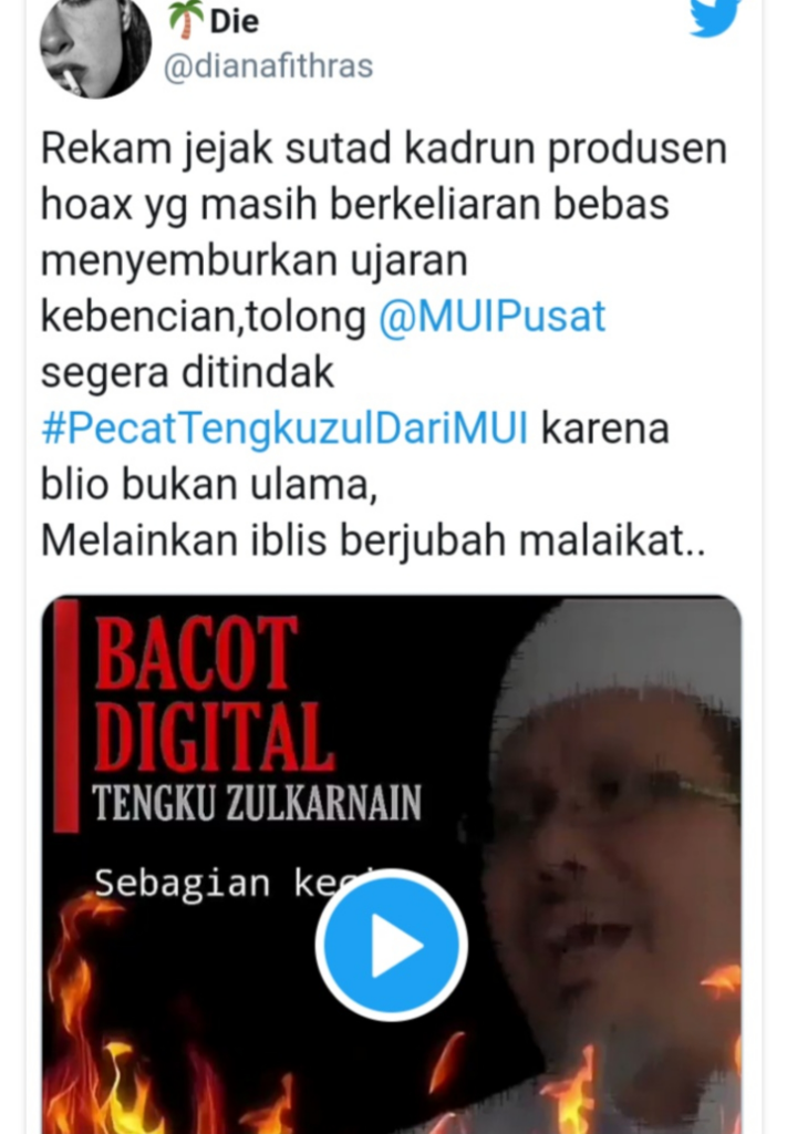 Viral Video Tengku Zulkarnain Singgung Suku Jawa, Ferdinand:Unsur Pidananya Terpenuhi