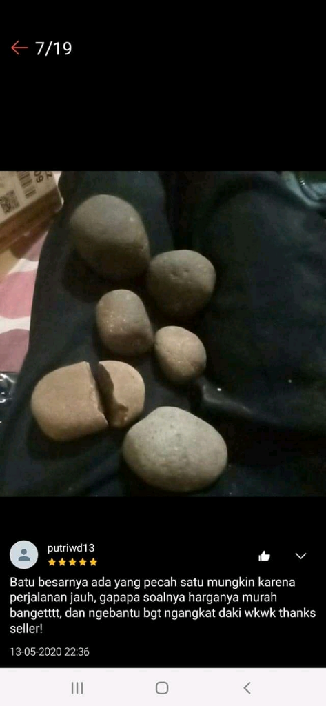 Ada-ada Saja Reseller Satu Ini, Menjual Batu Kerikil Di Shoppe.