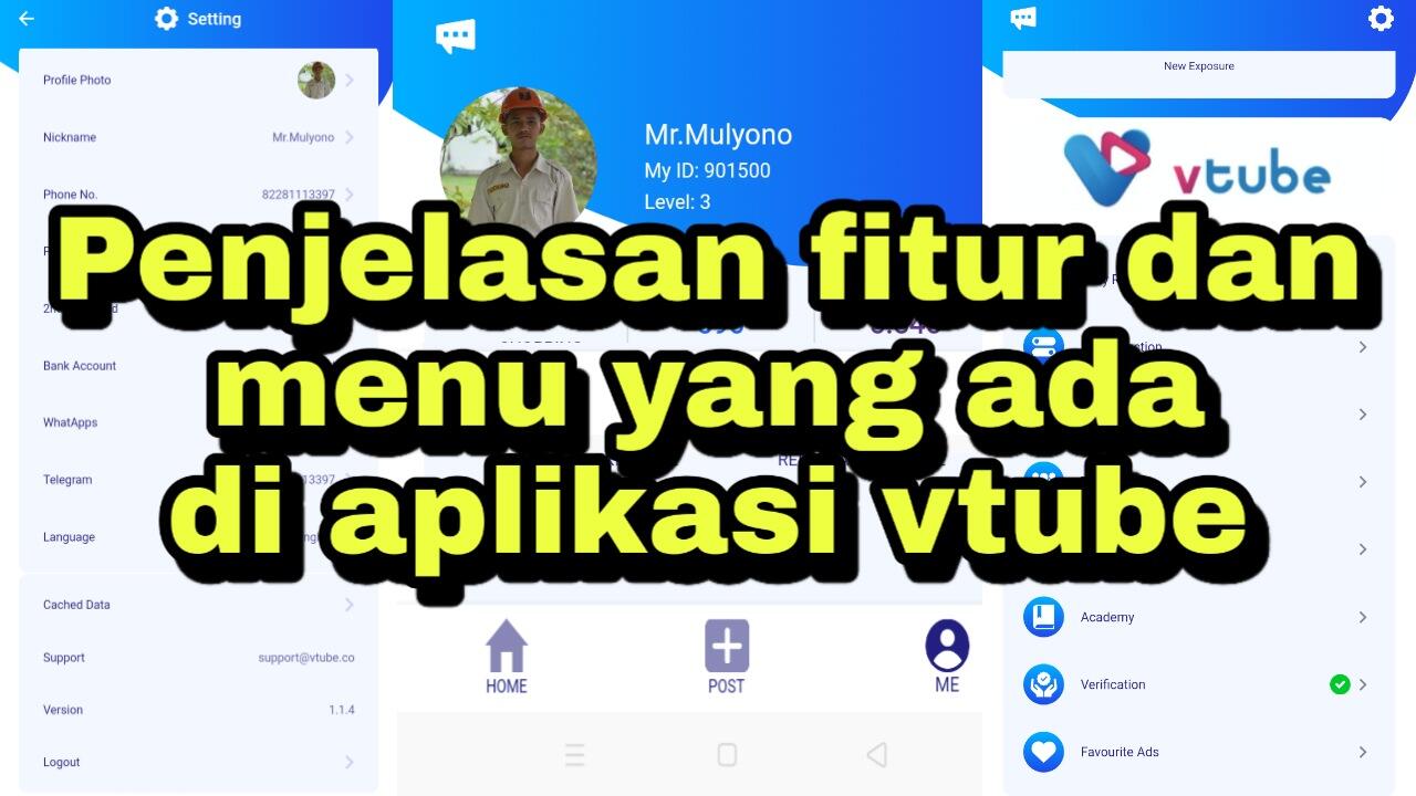 PENJELASAN FITUR FITUR VTUBE TERBARU
