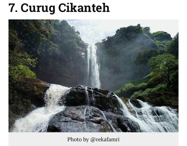 &#91;COC Reg. Sukabumi&#93; Sukabumi Memiliki 14 Lokasi Air Terjun Yang Indah