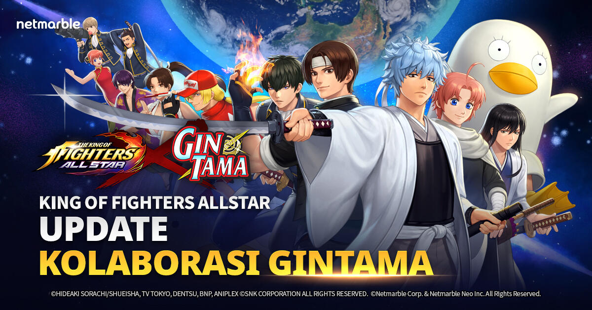 Samurai Gintama Bergabung dengan THE KING OF FIGHTERS ALLSTAR 