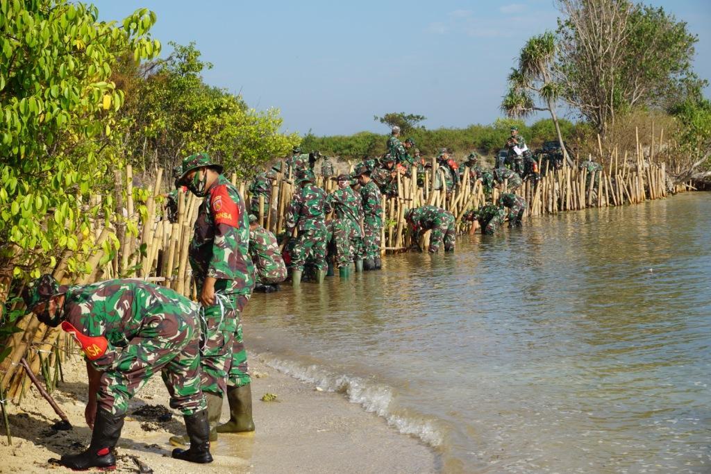 Kodim 0719/Jepara, Pembersihan Dan Penanaman Pohon Dilapangan Tembak