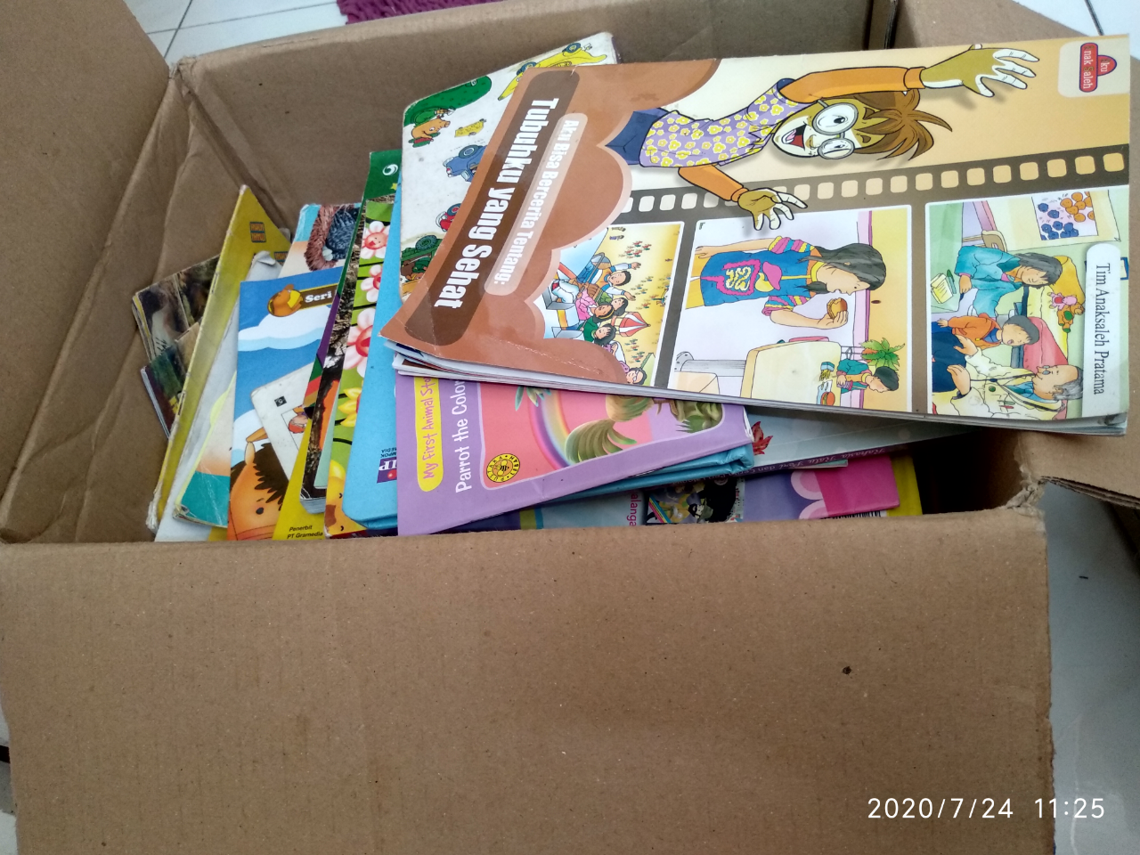 &#91;B&#93;Life Hacks ala Ane: Memanfaatkan Kardus Menjadi Wadah Buku&#91;/B&#93;
