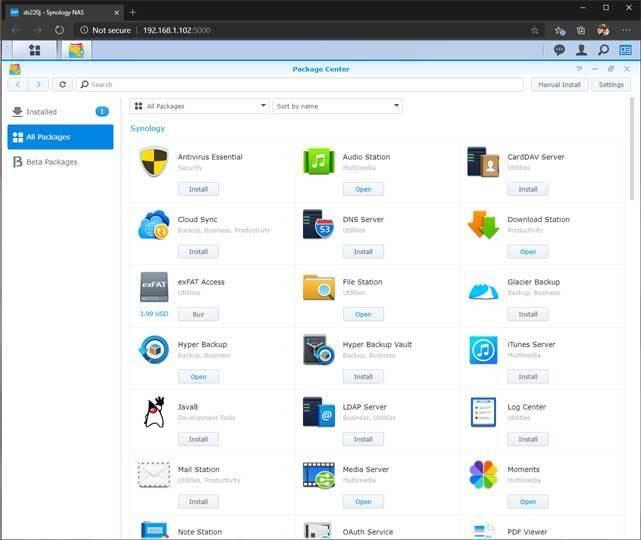 Review Synology DS220j