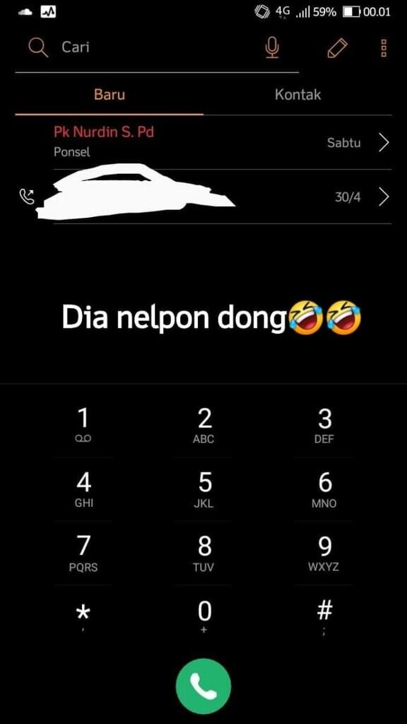 kocak! siswa ini ketemu gurunya di grup 4646