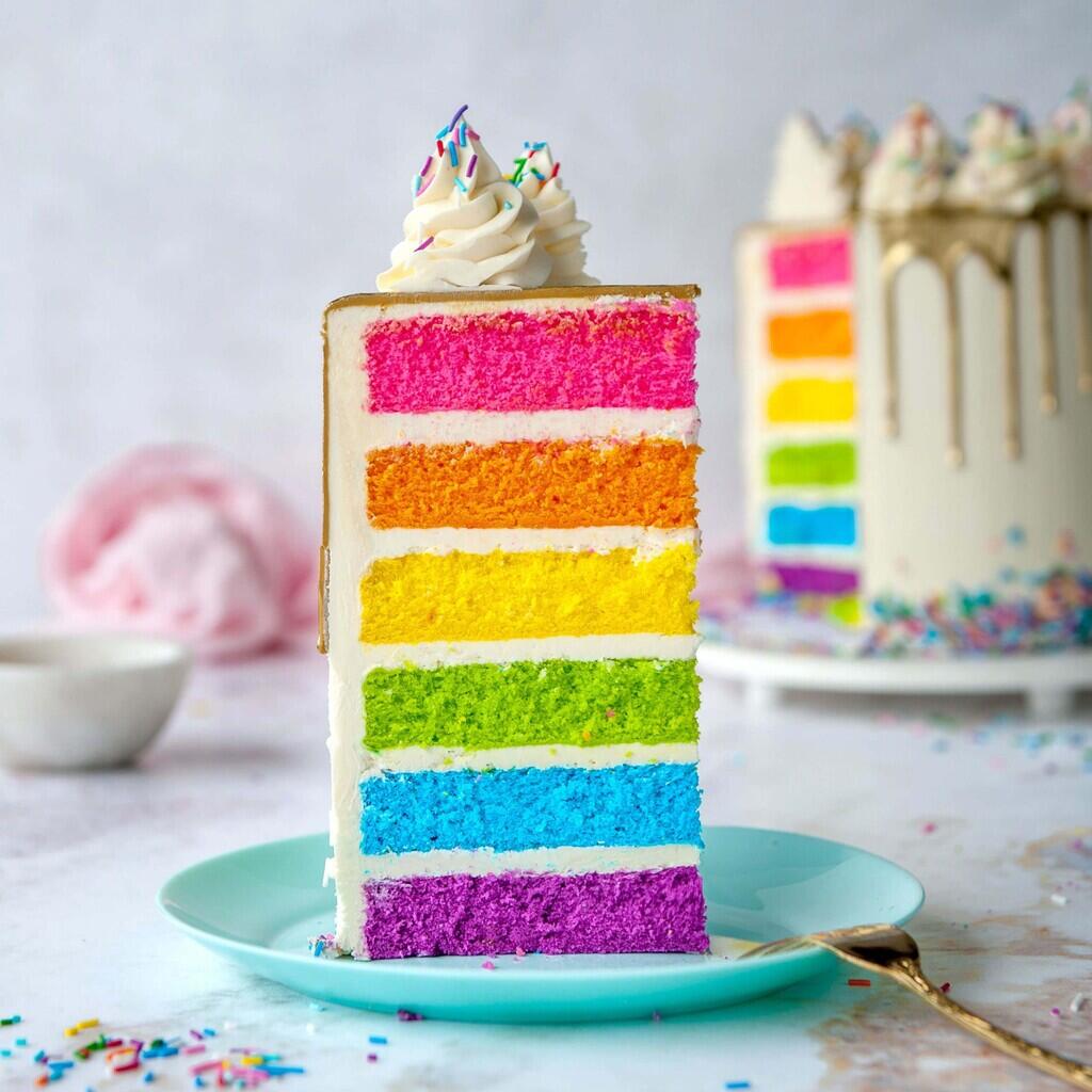  Cara  membuat  rainbow cake  kukus untuk ulang tahun KASKUS