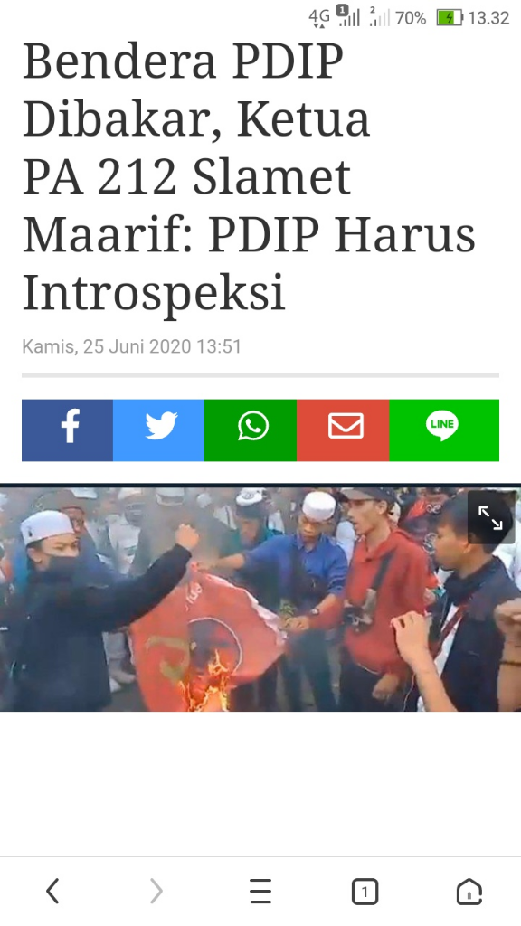 Kesaksian Boedi Djarot saat Poster Rizieq Dibakar