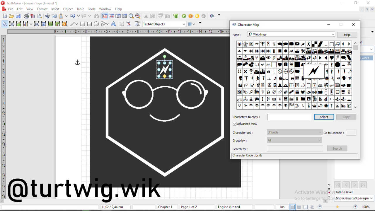 Cara Mudah Mendesain Logo Dengan Aplikasi Microsoft Word dan Sejenisnya