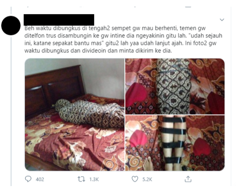 Heboh Predator ‘Fetish Kain Jarik’, Curhatan Korban Viral di Twitter