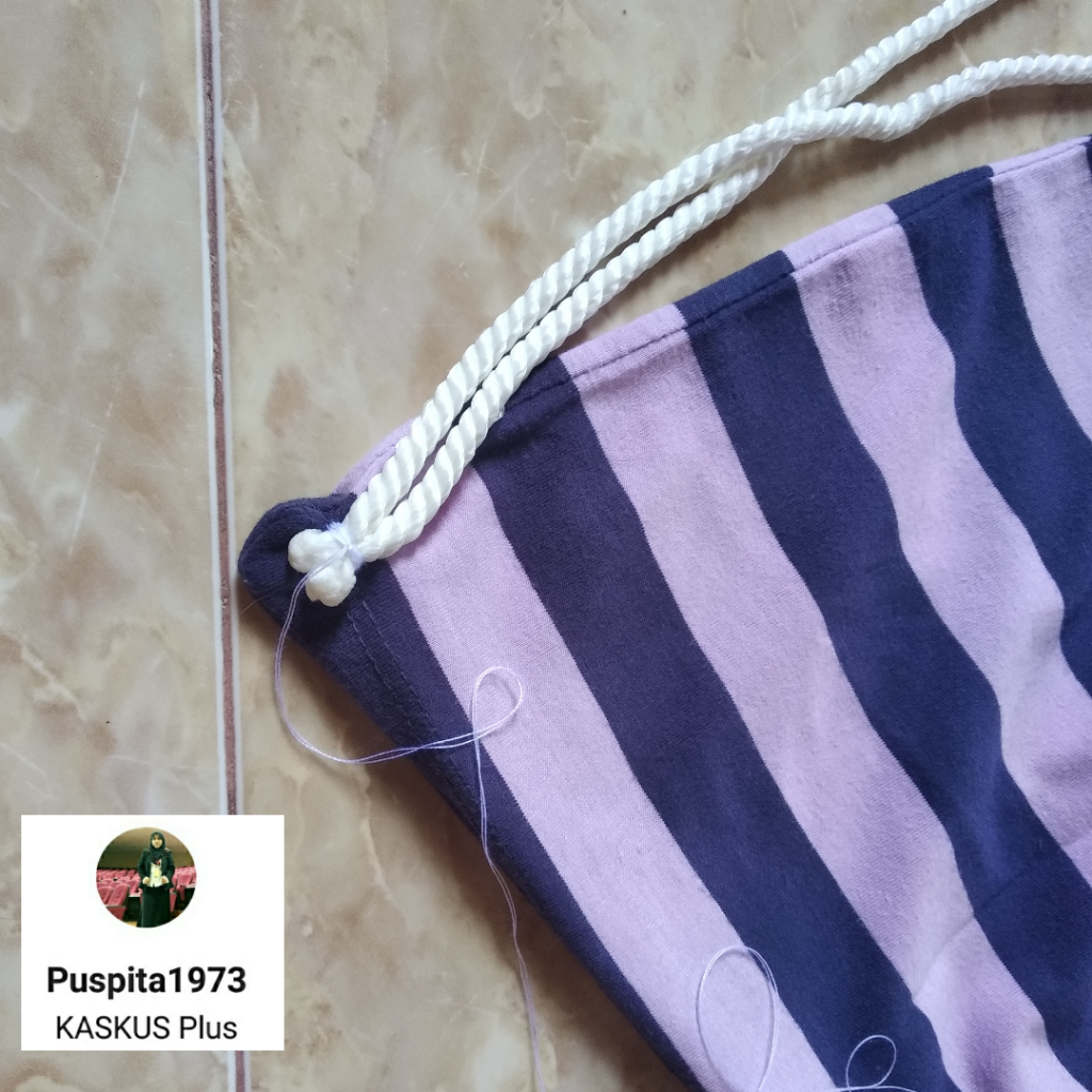 (DIY) Tas Punggung Cantik, Hanya Dengan Bahan Kaos Bekas! Gini Cara Bikinnya Gansist