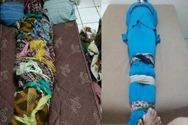 Gilang Fetish Kain Jarik, Menjadi Predator UNAIR Dengan Di Bungkus Pocong