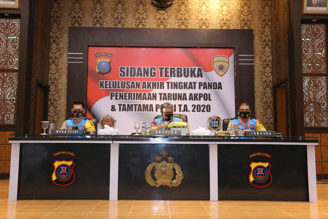 Polda Sumut Laksanakan Sidang Terbuka Kelulusan Akpol dan Tantama 2020