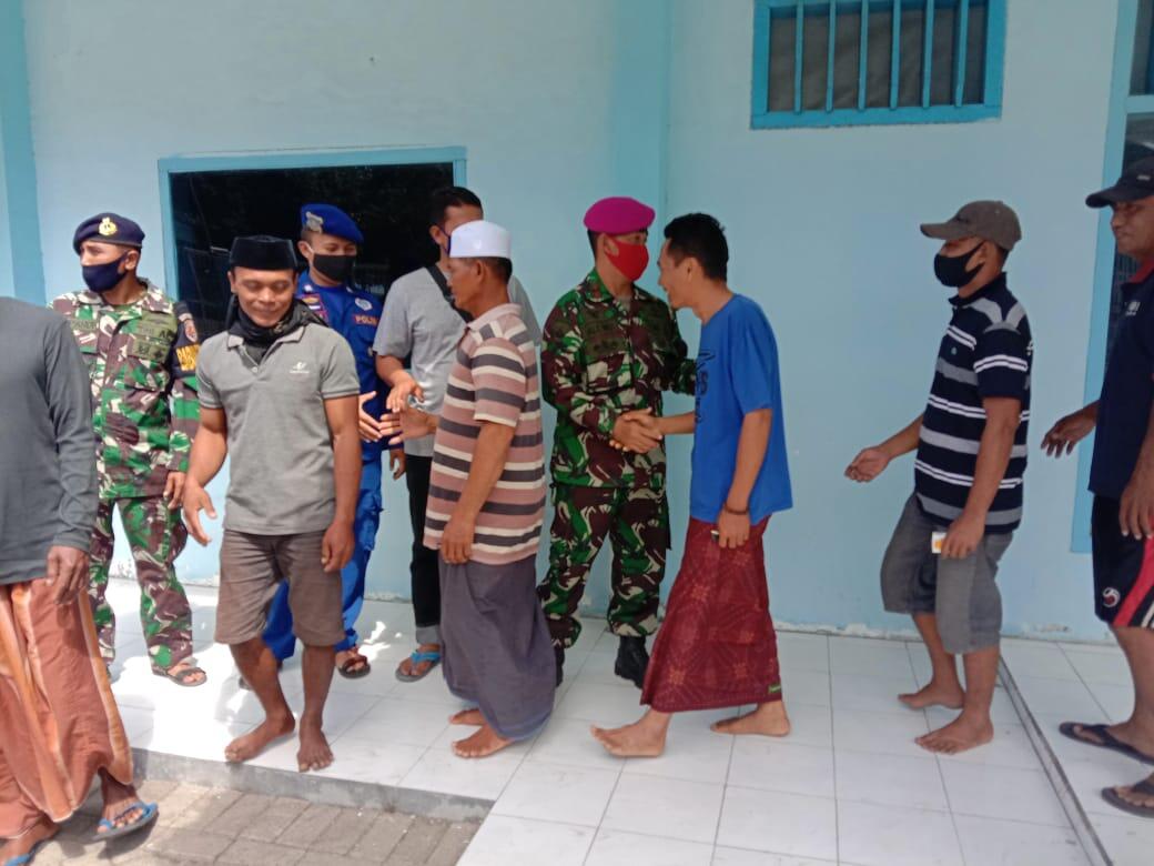 Mediasikan Permasalahan Antar Nelayan, Pos TNI AL Jangkar Himbau Patuhi Aturan