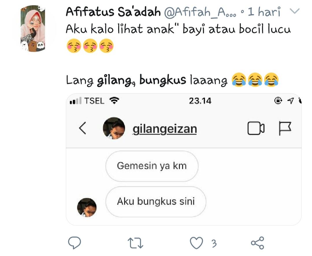 Gilang, Mampus Kau Dikoyak-Koyak NETIZEN!