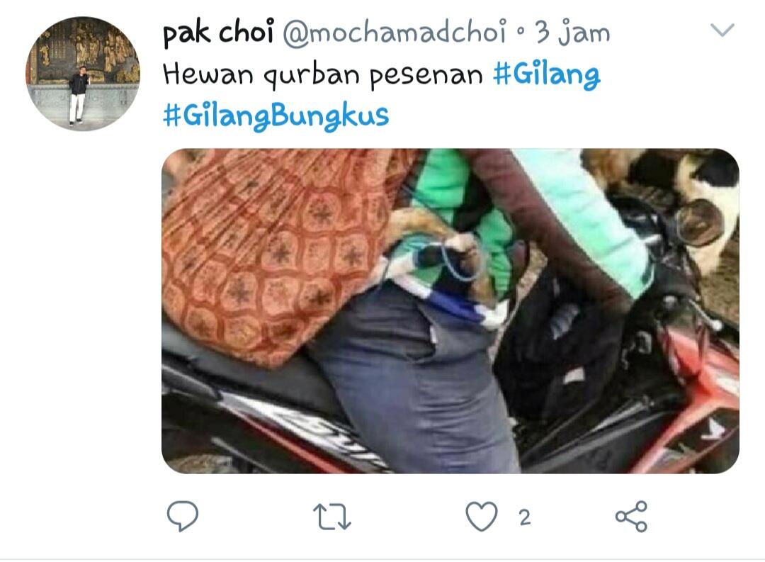 Gilang, Mampus Kau Dikoyak-Koyak NETIZEN!
